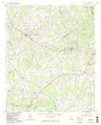 1964 Map of Statham, 1986 Print