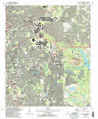 Download a high-resolution, GPS-compatible USGS topo map for Stone Mountain, GA (1992 edition)
