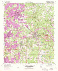 Download a high-resolution, GPS-compatible USGS topo map for Stone Mountain, GA (1970 edition)