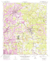 Download a high-resolution, GPS-compatible USGS topo map for Stone Mountain, GA (1974 edition)