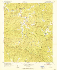 Download a high-resolution, GPS-compatible USGS topo map for Suches, GA (1952 edition)