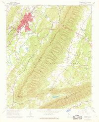 Download a high-resolution, GPS-compatible USGS topo map for Summerville, GA (1968 edition)