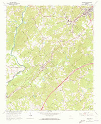 preview thumbnail of historical topo map of Suwanee, GA in 1964