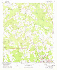 Download a high-resolution, GPS-compatible USGS topo map for Sylvania North, GA (1978 edition)