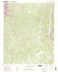 1971 Map of Talking Rock, 1986 Print