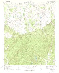 1972 Map of Taylorsville, 1974 Print
