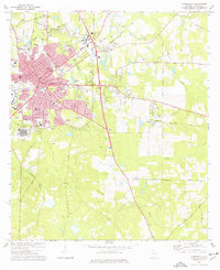 Download a high-resolution, GPS-compatible USGS topo map for Thomasville, GA (1977 edition)