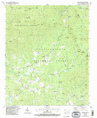 Download a high-resolution, GPS-compatible USGS topo map for Tickanetley, GA (1988 edition)