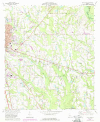 Download a high-resolution, GPS-compatible USGS topo map for Tifton East, GA (1988 edition)
