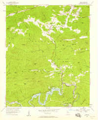 Download a high-resolution, GPS-compatible USGS topo map for Tiger, GA (1958 edition)