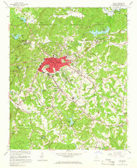 Download a high-resolution, GPS-compatible USGS topo map for Toccoa, GA (1966 edition)