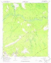 preview thumbnail of historical topo map of Liberty County, GA in 1958