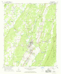 Download a high-resolution, GPS-compatible USGS topo map for Trion, GA (1968 edition)