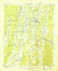 Download a high-resolution, GPS-compatible USGS topo map for Tunnel Hill, GA (1935 edition)