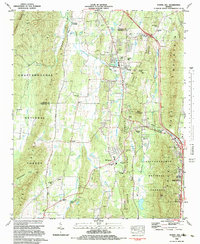 Download a high-resolution, GPS-compatible USGS topo map for Tunnel Hill, GA (1983 edition)