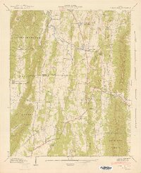1943 Map of Tunnel Hill, 1946 Print