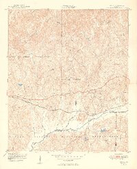 preview thumbnail of historical topo map of Talbot County, GA in 1949