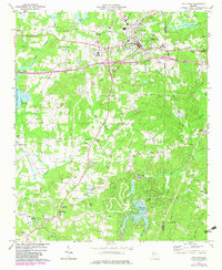 Download a high-resolution, GPS-compatible USGS topo map for Villa Rica, GA (1983 edition)