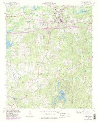 1973 Map of Villa Rica, 1983 Print
