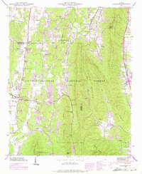 Download a high-resolution, GPS-compatible USGS topo map for Villanow, GA (1975 edition)