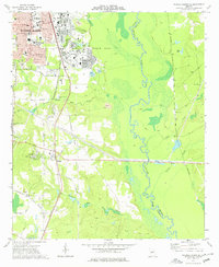 Download a high-resolution, GPS-compatible USGS topo map for Warner Robins SE, GA (1977 edition)