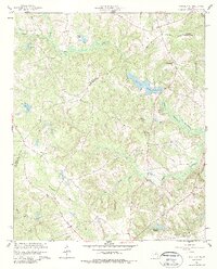 preview thumbnail of historical topo map of Washington County, GA in 1960