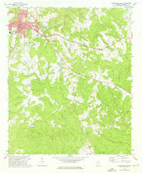 Download a high-resolution, GPS-compatible USGS topo map for Washington East, GA (1975 edition)