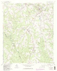 1964 Map of Watkinsville, 1986 Print