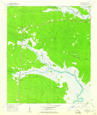 Download a high-resolution, GPS-compatible USGS topo map for Waverly, GA (1960 edition)