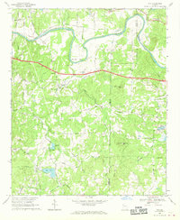 Download a high-resolution, GPS-compatible USGS topo map for Wax, GA (1970 edition)
