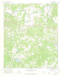 1968 Map of Wax, 1969 Print