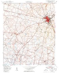 Download a high-resolution, GPS-compatible USGS topo map for Waynesboro, GA (1950 edition)