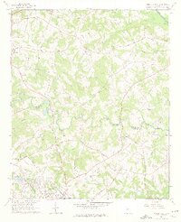 1964 Map of Winder North, 1976 Print