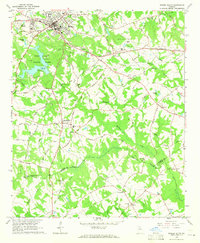 Download a high-resolution, GPS-compatible USGS topo map for Winder South, GA (1965 edition)