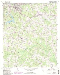 1964 Map of Winder South, 1986 Print