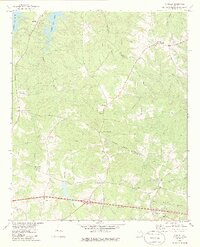 preview thumbnail of historical topo map of McDuffie County, GA in 1979