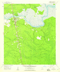 Download a high-resolution, GPS-compatible USGS topo map for Woodbine, GA (1959 edition)