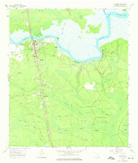 Download a high-resolution, GPS-compatible USGS topo map for Woodbine, GA (1974 edition)