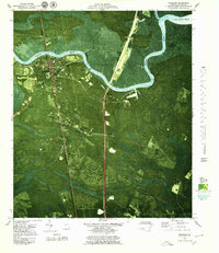 Download a high-resolution, GPS-compatible USGS topo map for Woodbine, GA (1979 edition)
