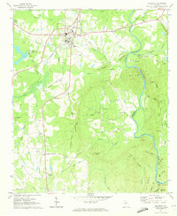 Download a high-resolution, GPS-compatible USGS topo map for Woodbury, GA (1973 edition)
