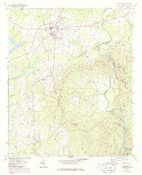 1971 Map of Woodbury, 1986 Print