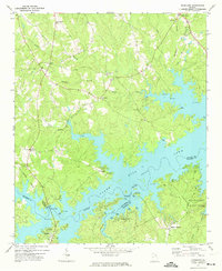 Download a high-resolution, GPS-compatible USGS topo map for Woodlawn, GA (1974 edition)