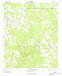 preview thumbnail of historical topo map of Yatesville, GA in 1973