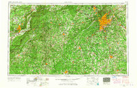 preview thumbnail of historical topo map of Atlanta, GA in 1953