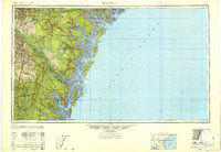 1946 Map of Brunswick, 1948 Print