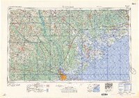 1960 Map of Cottageville, SC