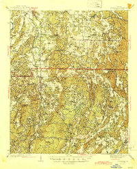 Download a high-resolution, GPS-compatible USGS topo map for Adairsville, GA (1944 edition)