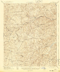1921 Map of Appling, 1942 Print