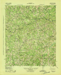 1943 Map of Appling, GA
