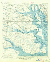 preview thumbnail of historical topo map of Glynn County, GA in 1939